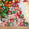 24Pcs Small Gift Candy Box 24 Days Packaging Bags  New Year Celebration