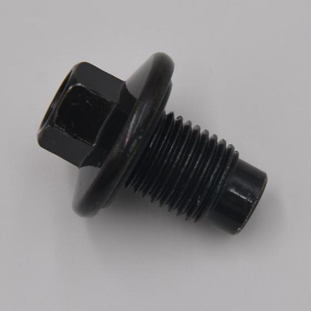 Oil Drain Plug Screw Black M14x1.5mm Metal Sump Pan Bolt Car Maintenance for Ford KA Fusion C-max