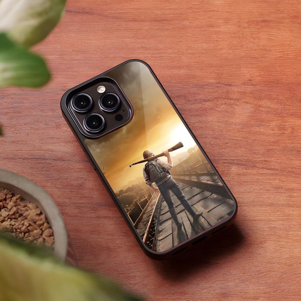 Game PUBG Phone Case for Iphone 16 15 14 13 Pro Max 12 11 Mini 7 8 Plus Se Xr X Xs Fundas Shell PC+TPU Cover