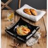 Creative Ceramic Salad Plate – Dessert, Snack, Sushi & Cold Dish Serving Plate