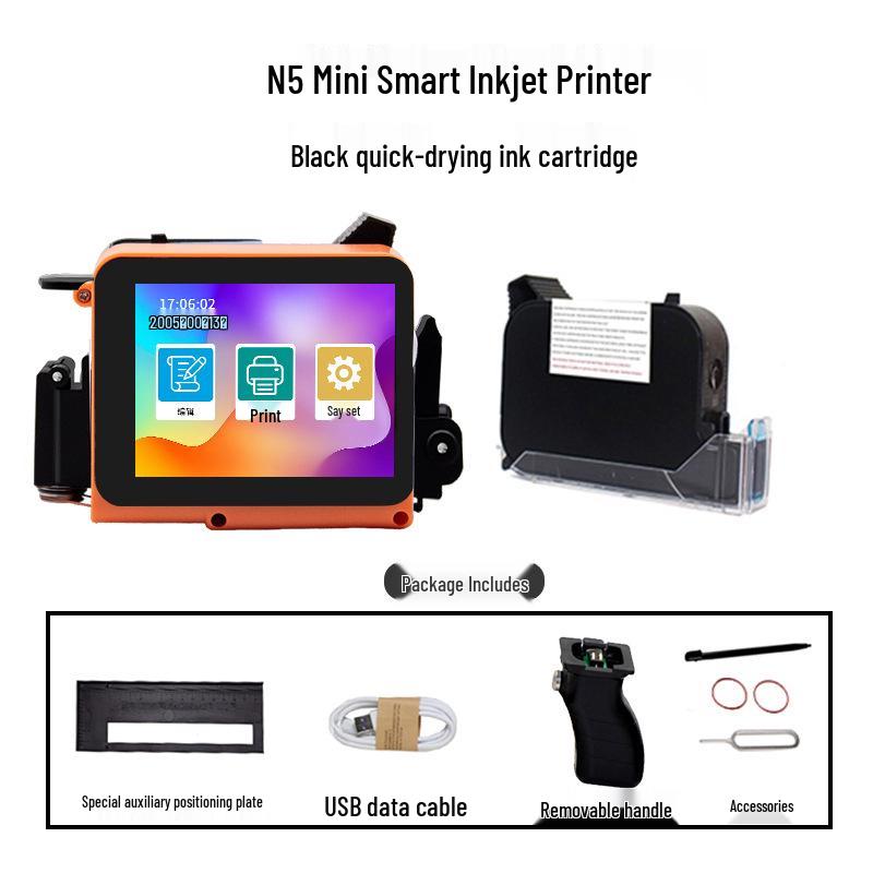 Handheld 12.7mm Inkjet Printer for QR Codes, Dates & Logos