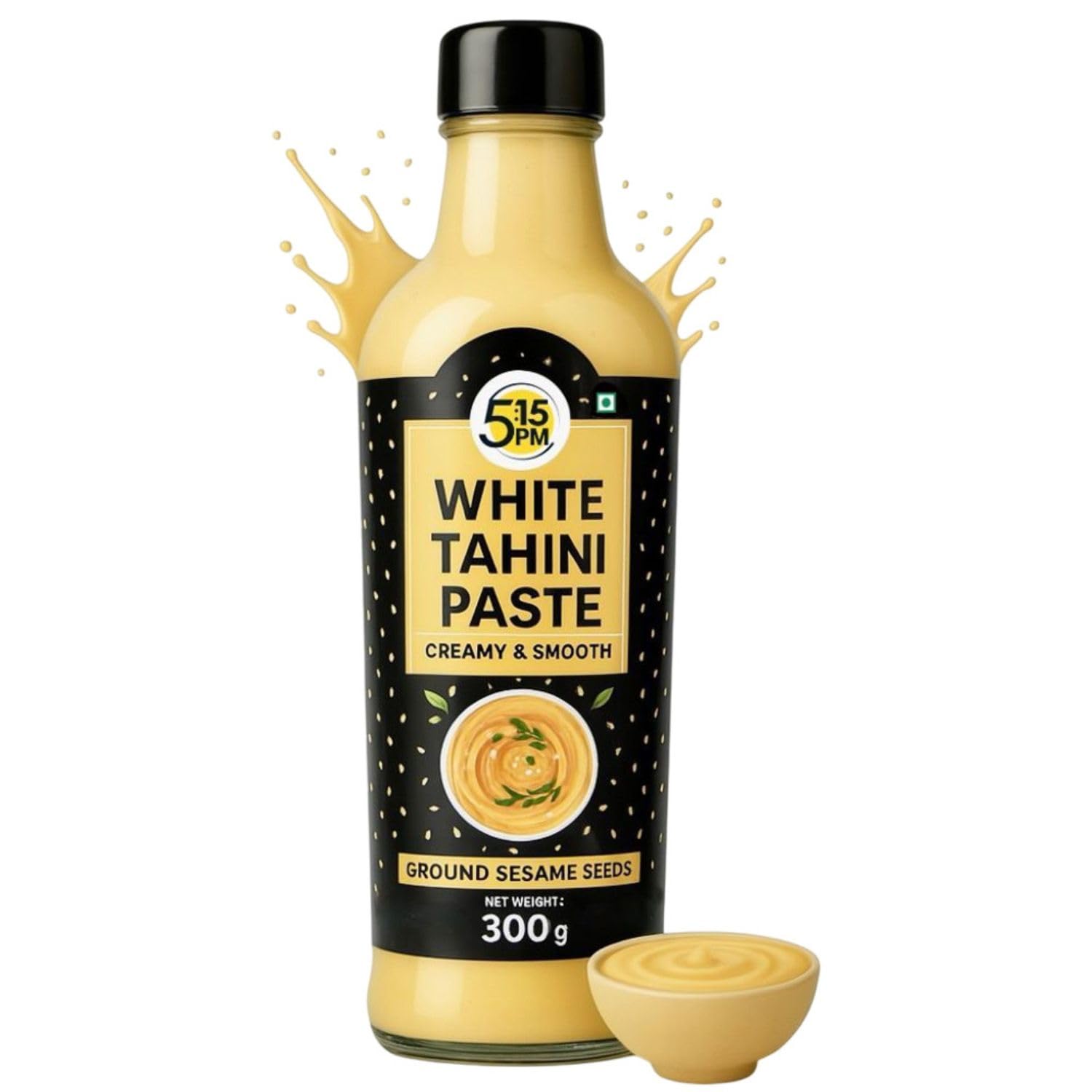 

5:15 PM White Tahini Paste 300 g Smooth Sesame Sauce For Hummus Salad Dressings Baba Ghanoush Creamy Natural Spread