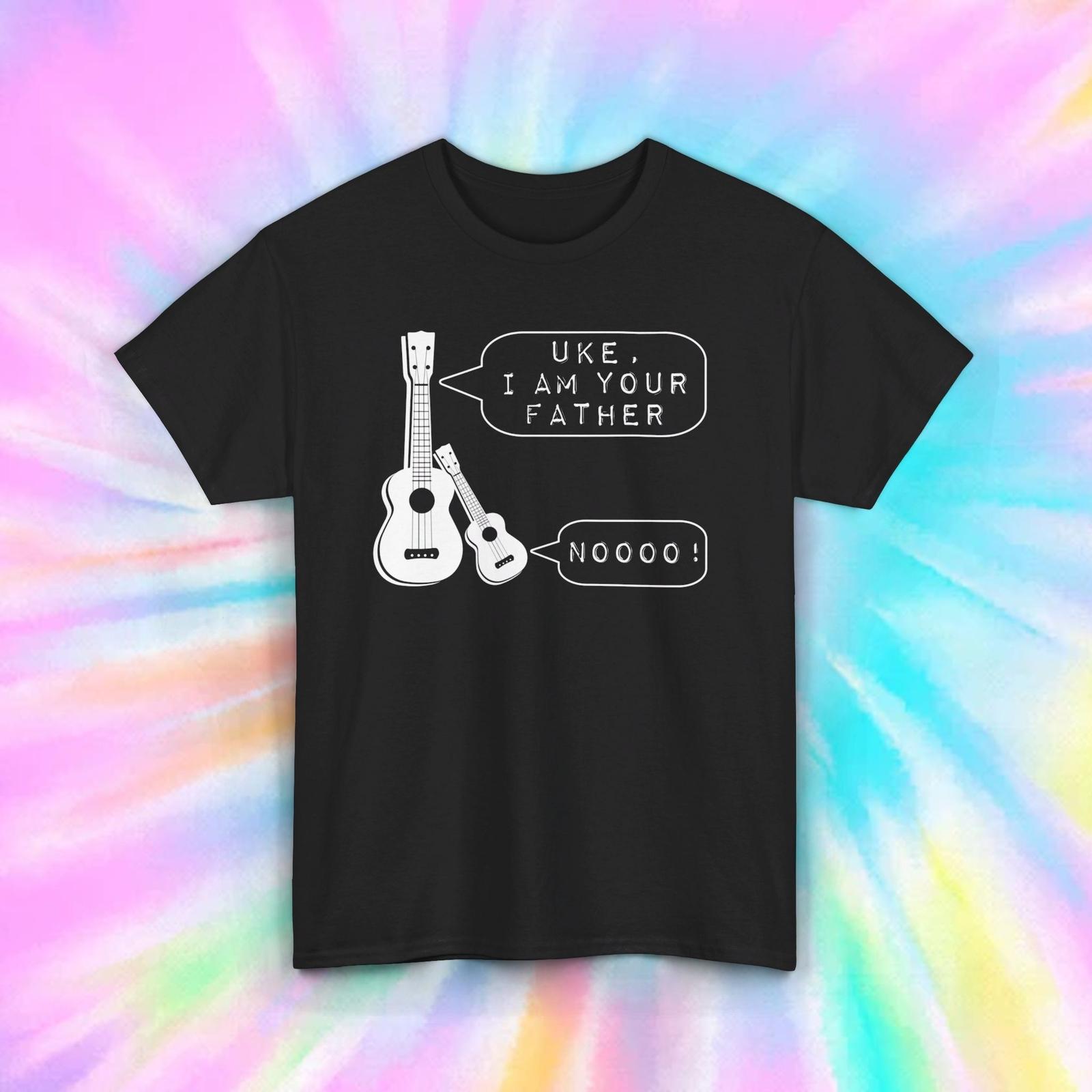 Uke I Am Your Father T-Shirt | Funny Ukulele Guitar Graphic Tee | Music Humor XXXXL