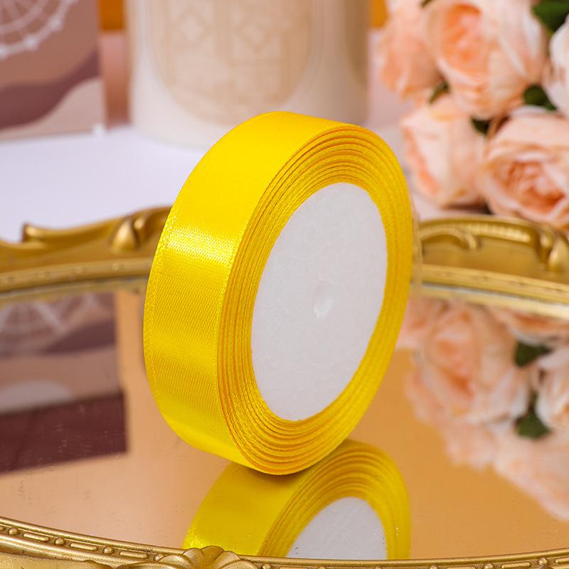 22meters/roll Wide 2cm Satin Ribbon Wedding Holiday Season Party Decor DIY Making Handmade Gift Wrapping Crafting Materials