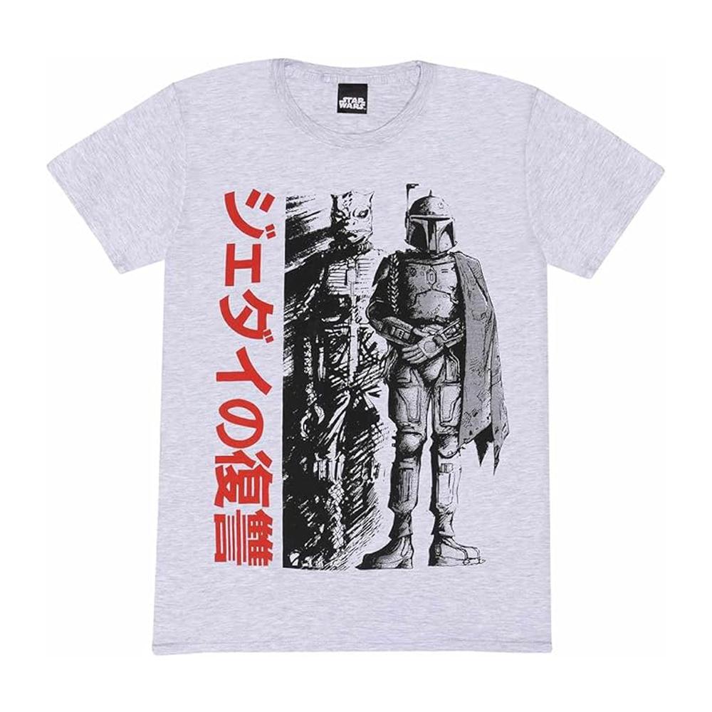 Star Wars Unisex Adult Bounty Hunters Heather T-Shirt