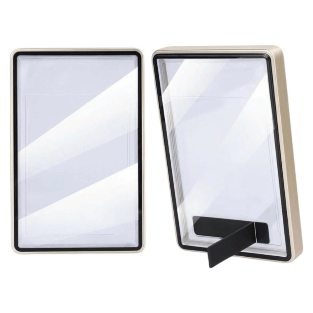Sliding Style 35PT /CGC Graded Cards Protector Aluminium Frame Transparent Card Protective Case UV Protection Double-sided Glass
