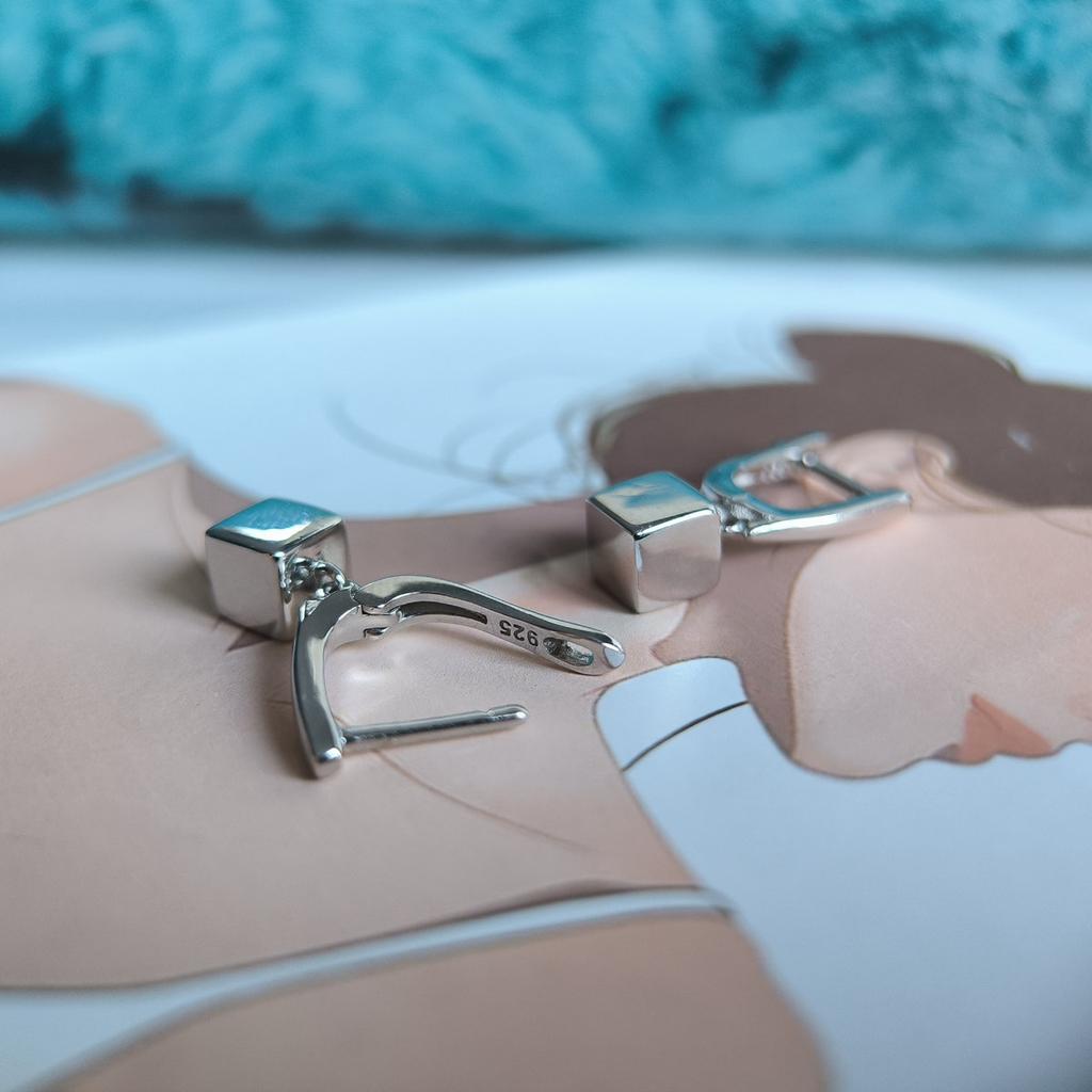 Silver Earrings Without Stones (2209300)