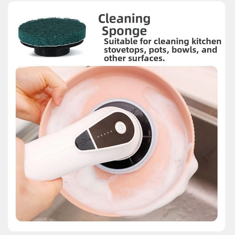 Handheld Electric Cleaning Brush Rechargeable Electric Spin Scrubber  Bathroom Cleaning
