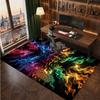Linkin Park Personalized Crystal Velvet Carpet, Customized Name Text Soft Anti‑Slip Rug for Living Room Bedroom