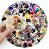 50 Japanese Anime Stickers: Mob Psycho 100 Shigeo Kageyama for Journal Decoration - Waterproof 2D Anime Merchandise.