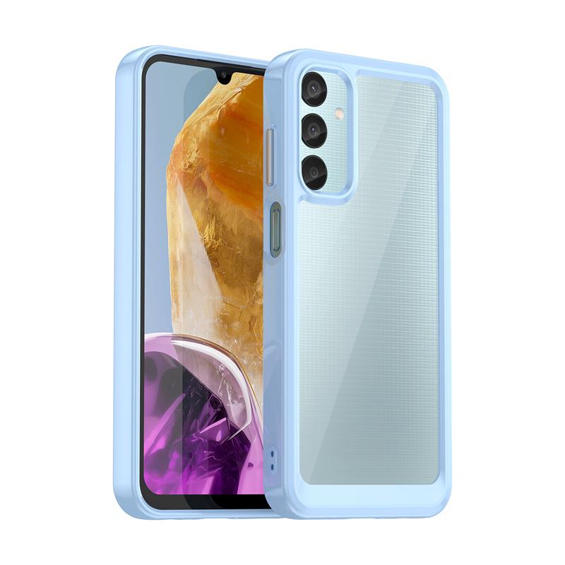 Capa TPU transparente à prova de choque para Samsung Galaxy M55 M15 M44 M34 M54 M14 Jump3 5G 4G Capa protetora à prova de choque e proteção total