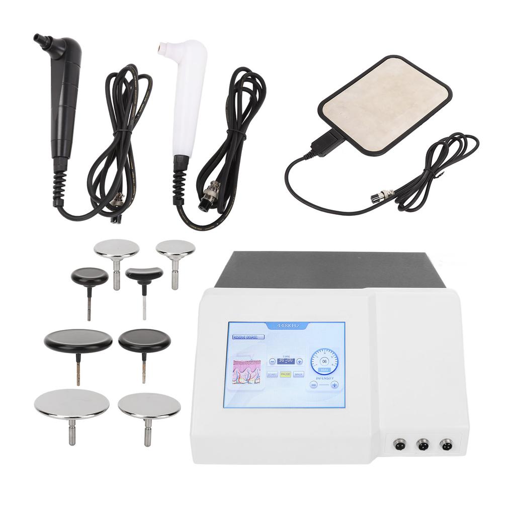 RF Beauty Cavitation Machine Pain Reduce Age Control Fat Dissolving Skin Care Device for Face Body 110‑240V US Plug