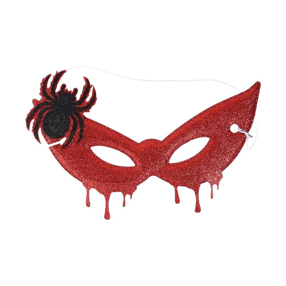 Bat Half-Face Mask Spider Halloween Festival Party Mask Novelty Masquerade Mask Rave Celebration