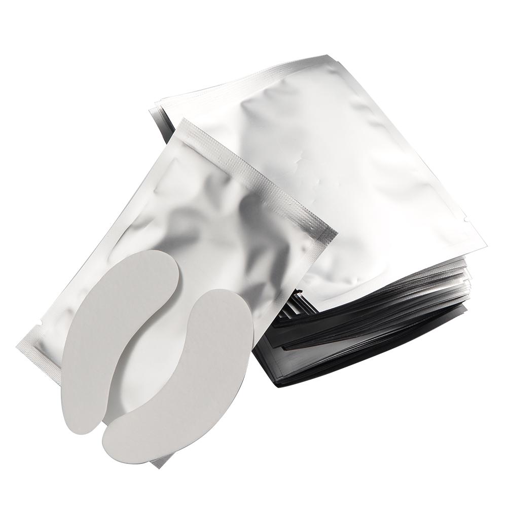 50 Pairs Pillows Eyelash Extension Disposable Eye Pads Lint-free Eye Tips Eyelashes Sticker Wraps