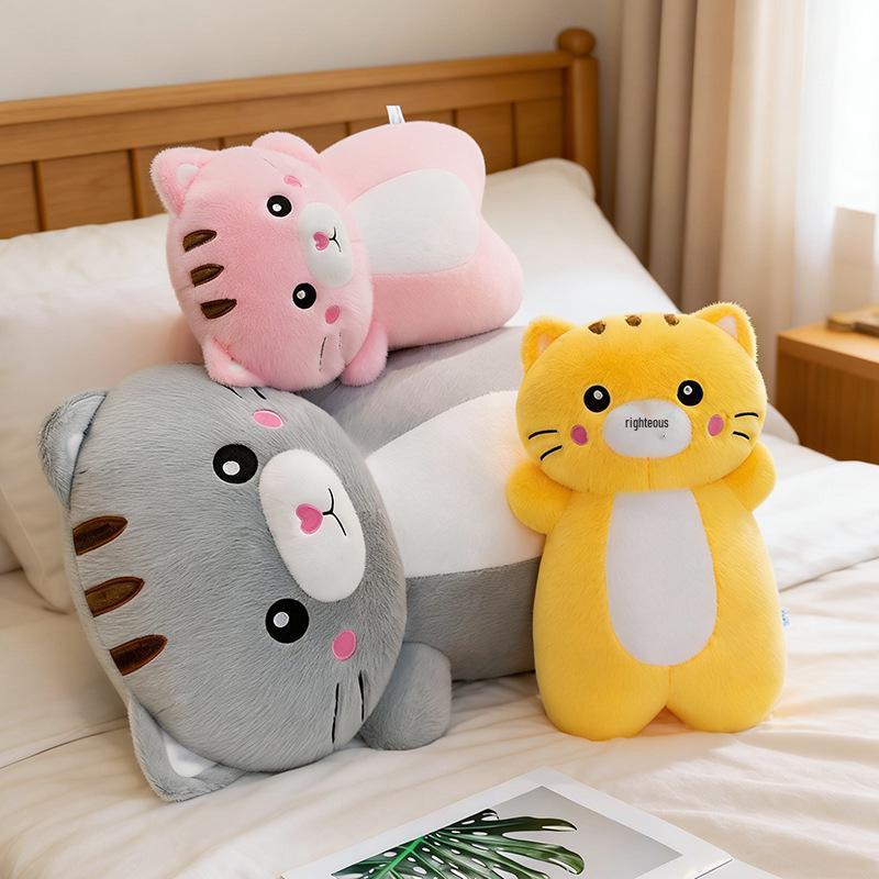 Adorable Elephant and Cat Plush Toy - Super Soft Cloth Doll Pillow