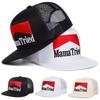 Men MAMA TRIED Letter Embroidered Hip Hop Hat Mesh Hat Outdoor Adjustable Sunscreen Leisure Hat Spring Autumn Travel Tourism Beach Vacation