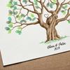 Libro degli ospiti per matrimoni con impronte digitali, originale, in tela impermeabile, libro degli ospiti creativo per feste di Natale con impronte digitali