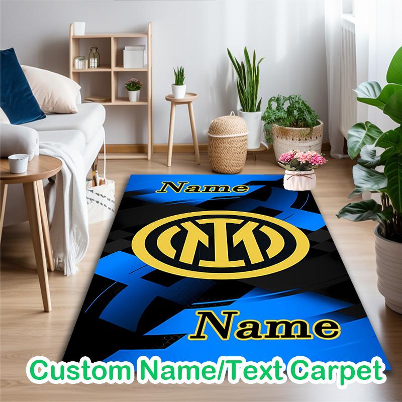 [Football Club Internazionale Milano (13) Printed Carpet] Durable Home and Office Area Rug, Kitchen Farmhouse Decorative Floor Mat