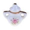 8Pcs 1/12 Dollhouse Miniature Dining Ware Porcelain Tea Set Dish Cups