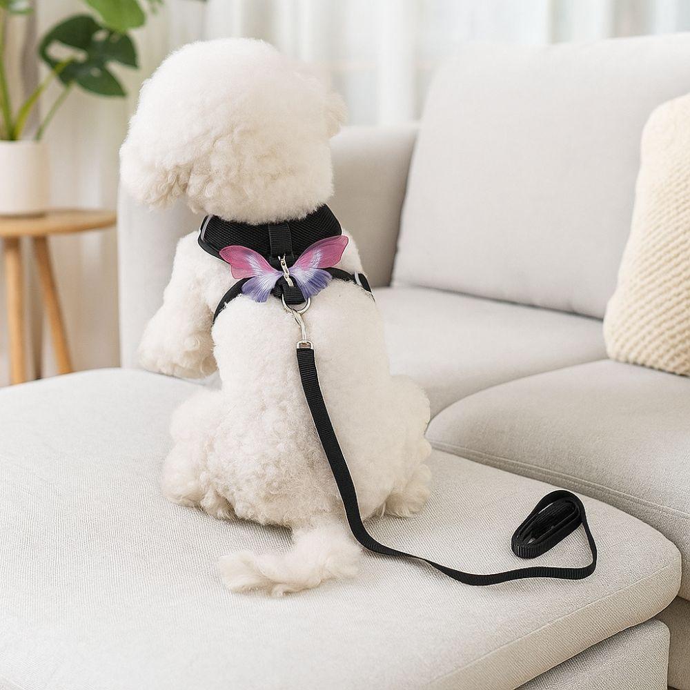 Soft Dog Chest Strap Adjustable Dog Traction Rope Collar Practical Dog Chest Vest  Daily Walk