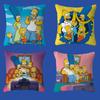 Animation The S-Simpsons Cushion Cover Car Throw Pillow Case For Sofa Car Christmas Gift 40x40cm 45x45cm