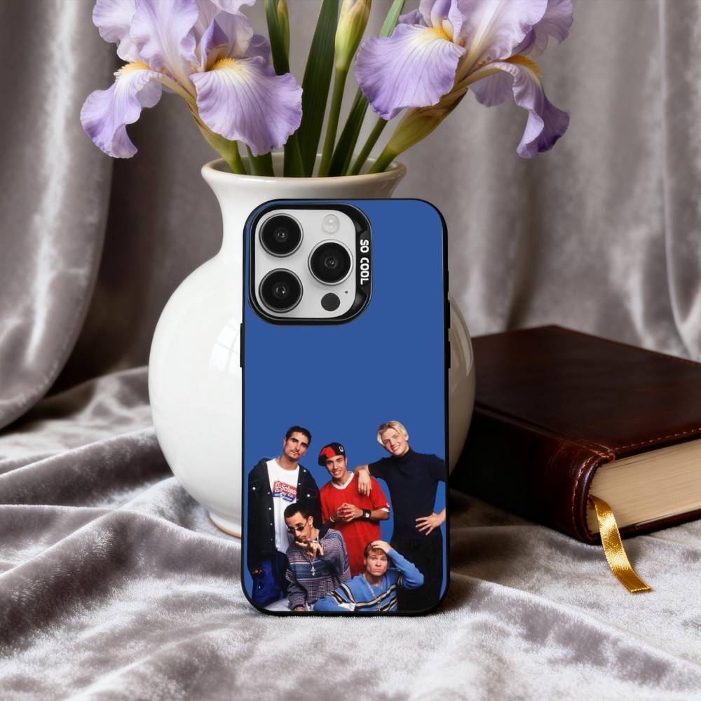 American Band B-Backstreet B-Boys Phone Case For iPhone17,16,15,14,13,12,11 Plus,Pro Max Black Candy silver phone case