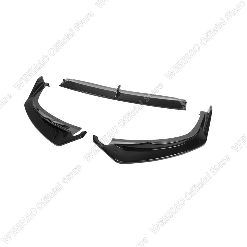 3PCS Gloss Black Car Front Bumper Lip Splitter For BMW G20 G21 Lci M Sport 330i 330e 320d M340i 2022-2025 Tuning Bumper BodyKits