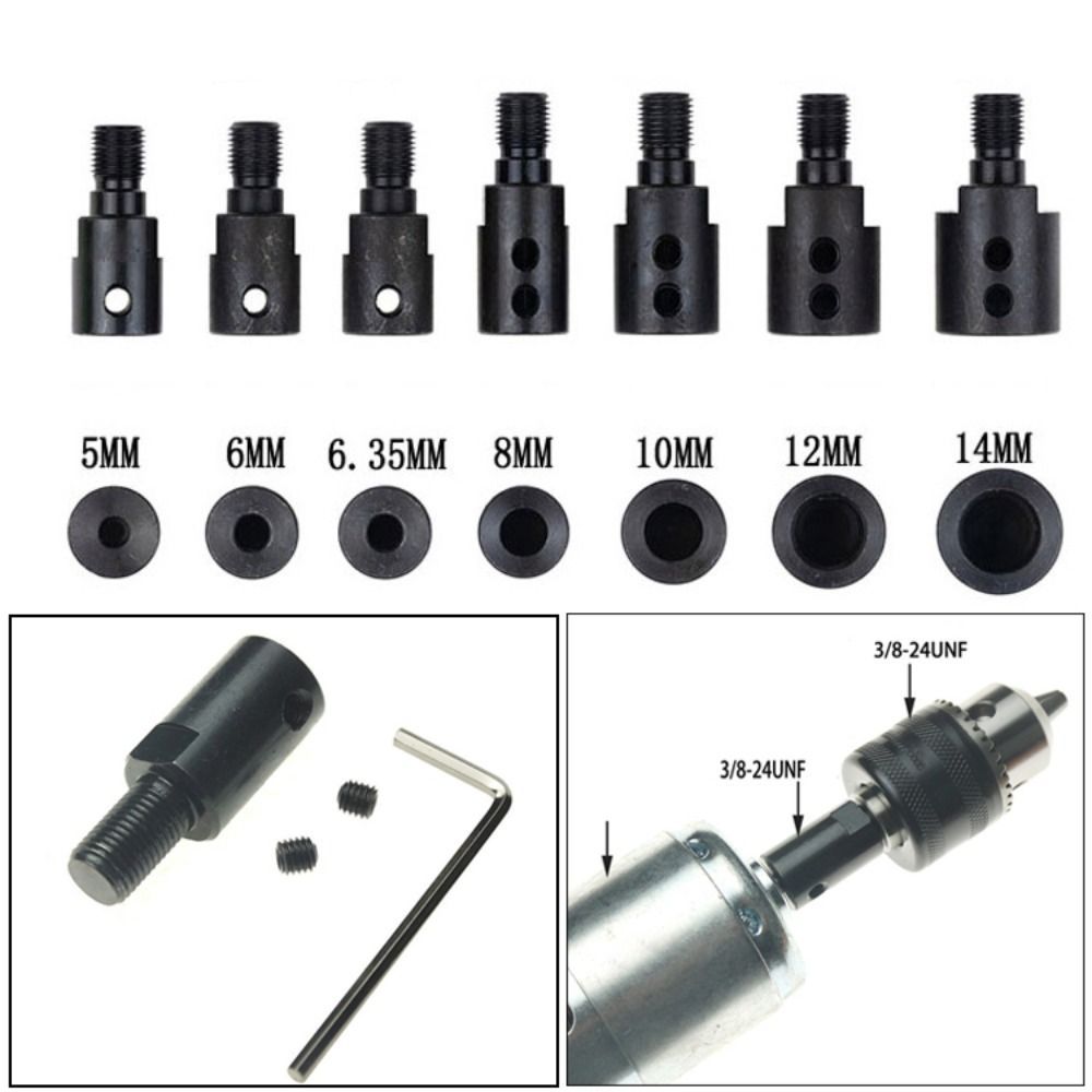 5mm/6mm/6.35mm Motor Shaft Coupler Practical Saw Blade Coupling Joint Connector Chuck Adapter Electric Drill Accessories