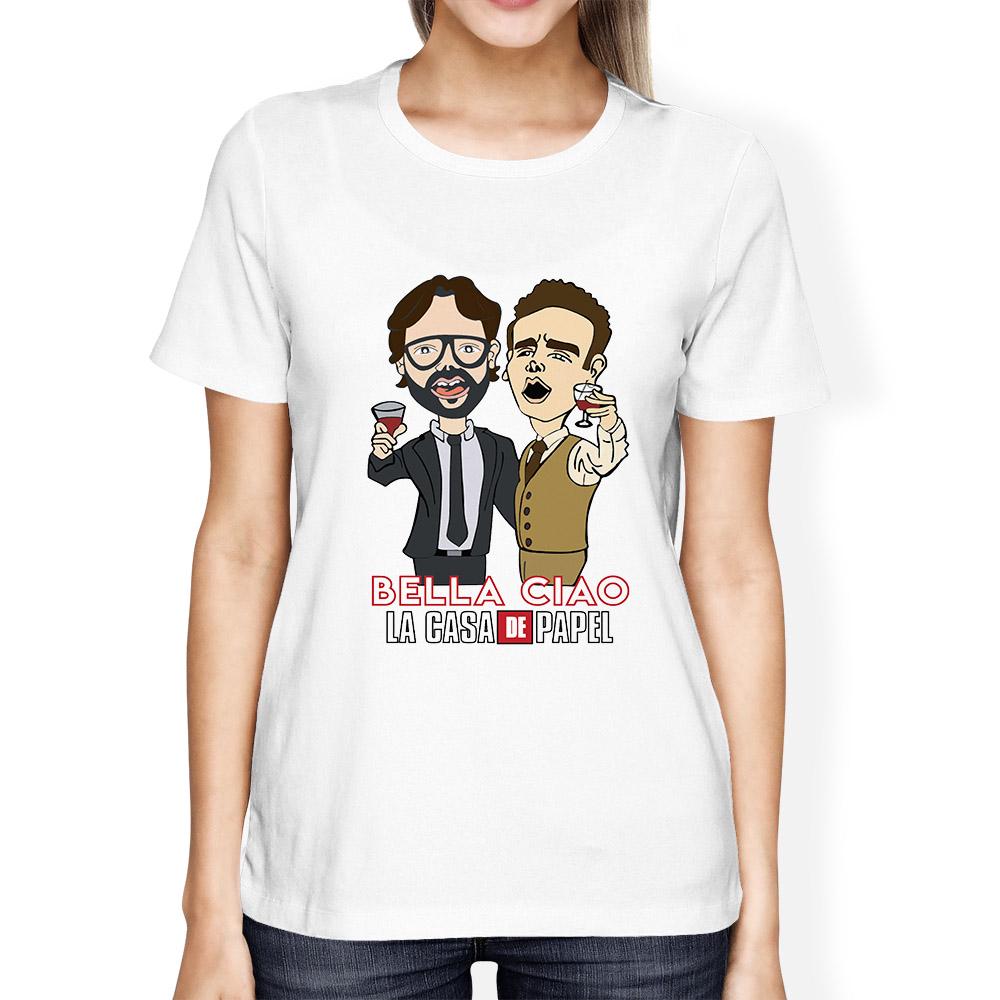 La Casa De Papel Tshirt Money Heist Tees Tv Series T Shirt Women Short Sleeve House