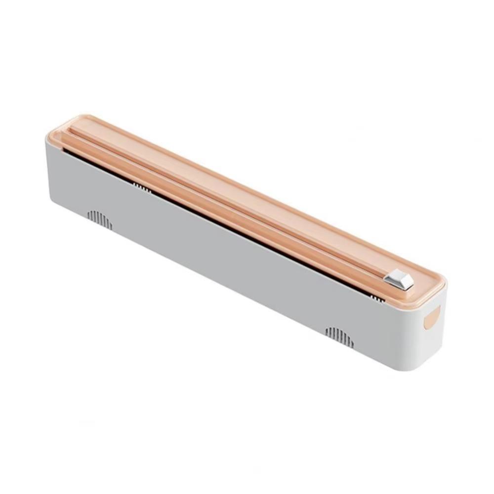 Magnetic Food Film Dispenser Stretch Cutter Kitchen Wrap Storage Box Cling Film Dispenser Kitchen