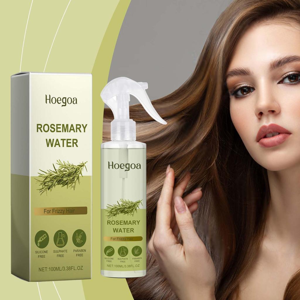 Hoegoa Rosemary Hair Care Spray 100ml Nourishes Hair / Smooths and Conditions / Repairs Damaged Hair / Regulates Scalp Oil Secretion/Oil control
