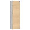 High Cabinet Grey Sonoma 70x42.5x225 Cm Particleboard