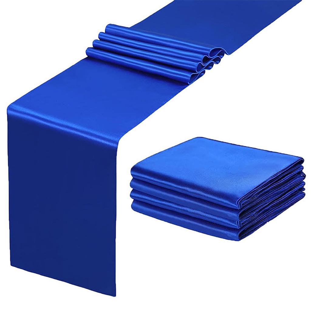 Bordslöpare i satin 108 x 12 tum Skrynkelfri bordslöpare Enfärgad bordslöpare för Bröllop Födelsedagsfester Banketter Matsalsbordsdekor