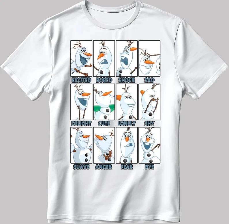 Frozen Olaf White T Shirt S