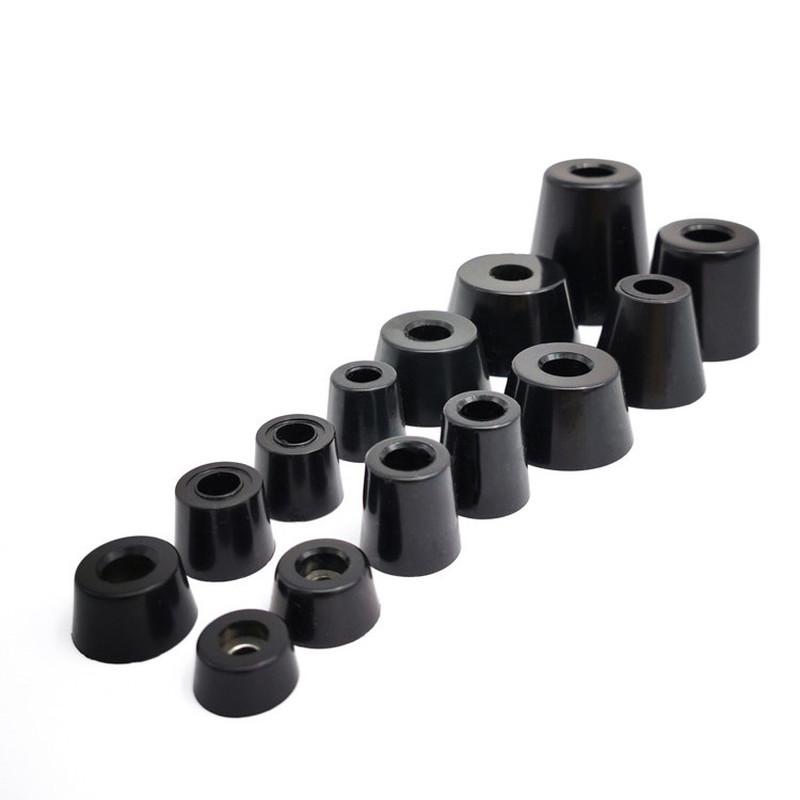 16pcs Non-slip feet shock pad Instrument case foot base Rubber furniture legs cover Cabinet Bed Table chair floor protector mat