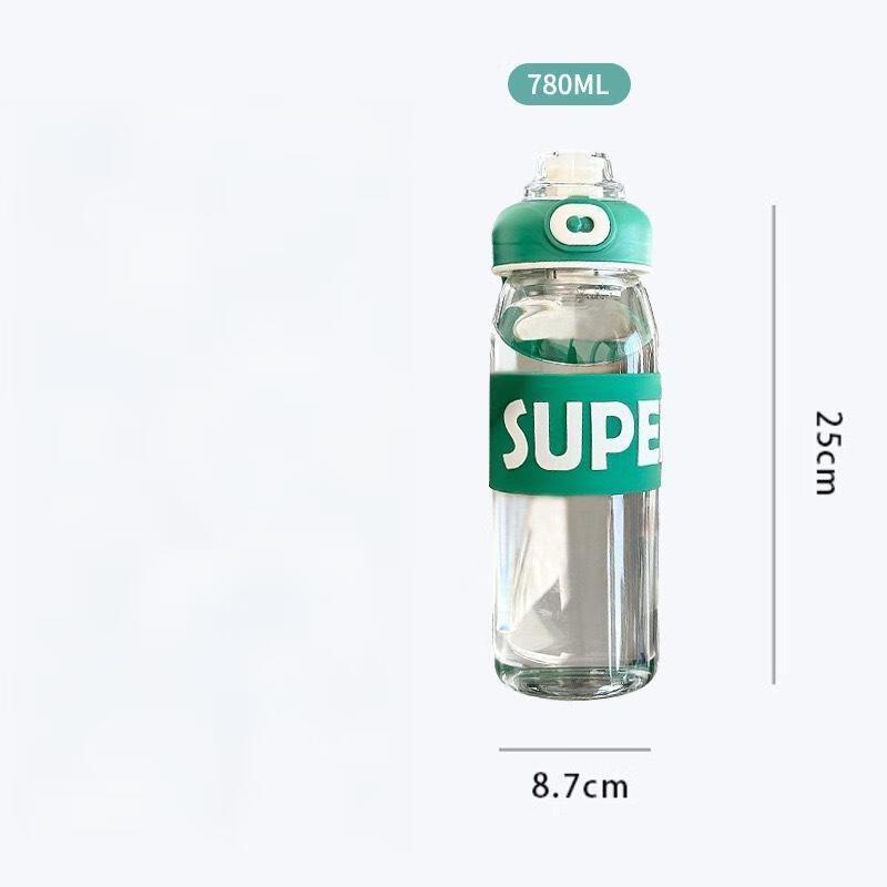 Zhiyue Large Capacity Glass Water Bottle with Tea Infuser