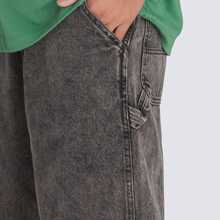 Vans DRILL CHORE Denim Shorts Men's Black Gray VN0A7S4SE901