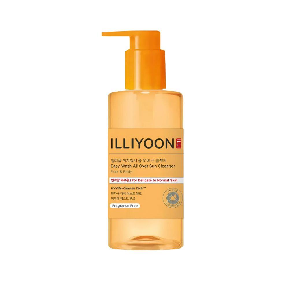 Illiyoon Easy-Wash Sunscreen Cleanser Wash 200ml Face and Body Waterproof Sunscreen Remover for Family Care