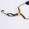 Saxophone PU Leather Neck Strap with Thick Soft Padded Adjustable Buckle Black Hook for Baritone Alto Tenor Soprano Sax