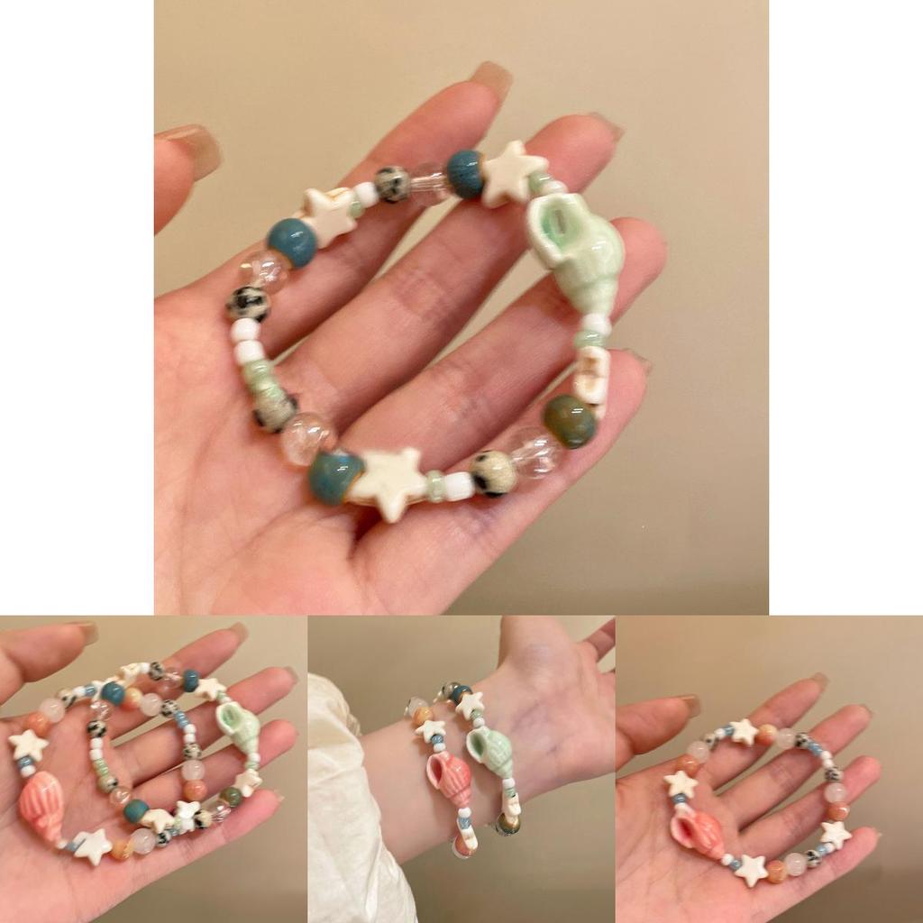 Summer 2025 Boho Style Hand Jewelry With Star Design And Shell Decor For Women