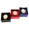Square Cardboard Storage Case Watch Bangle Jewelry Gift Box with Pillow Pad