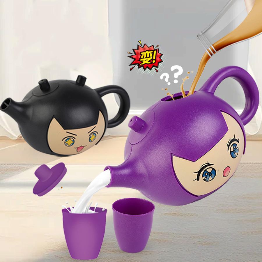 Gadgeturi Amuzante Set Recuzită Ceainic Magic pentru Copii Jucării Glumă Magie Trucuri Magice Clasice Glumă Recuzită Prank Cadou de Ziua de Naștere pentru Fete