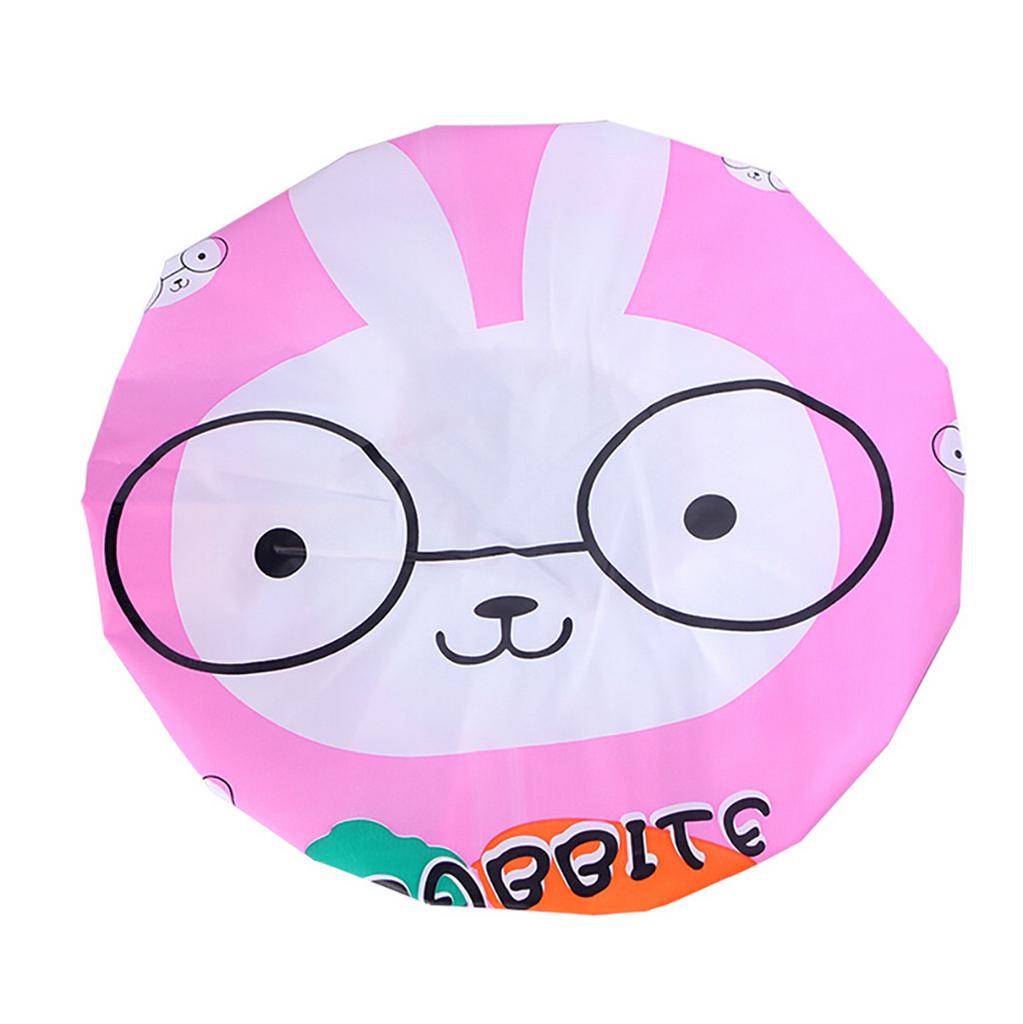 Women Shower Caps Colorful Bath Shower Hair Cover Adults Bathing