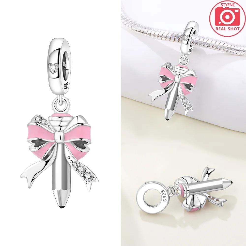 Exquisite Original Charms Copper Purple Butterfly Blue Bow Adhesive Star Beads Fit Bracelet Women Jewelry Diy Valentine Gift