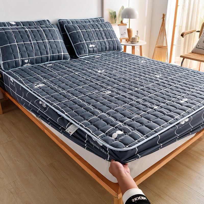 

Водонепроницаемая стеганая простыня на резинке и протектор матраса - Нескользящий, всеобъемлющий цельный чехол 90*200cm, 0.56kg