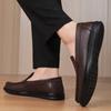 Fashion New Genuine Leather Mens Casual Shoes Handmade Men Shoes Travel Loafers Comfy Male Moccasins Fashion Designer Slip On Boat Shoes