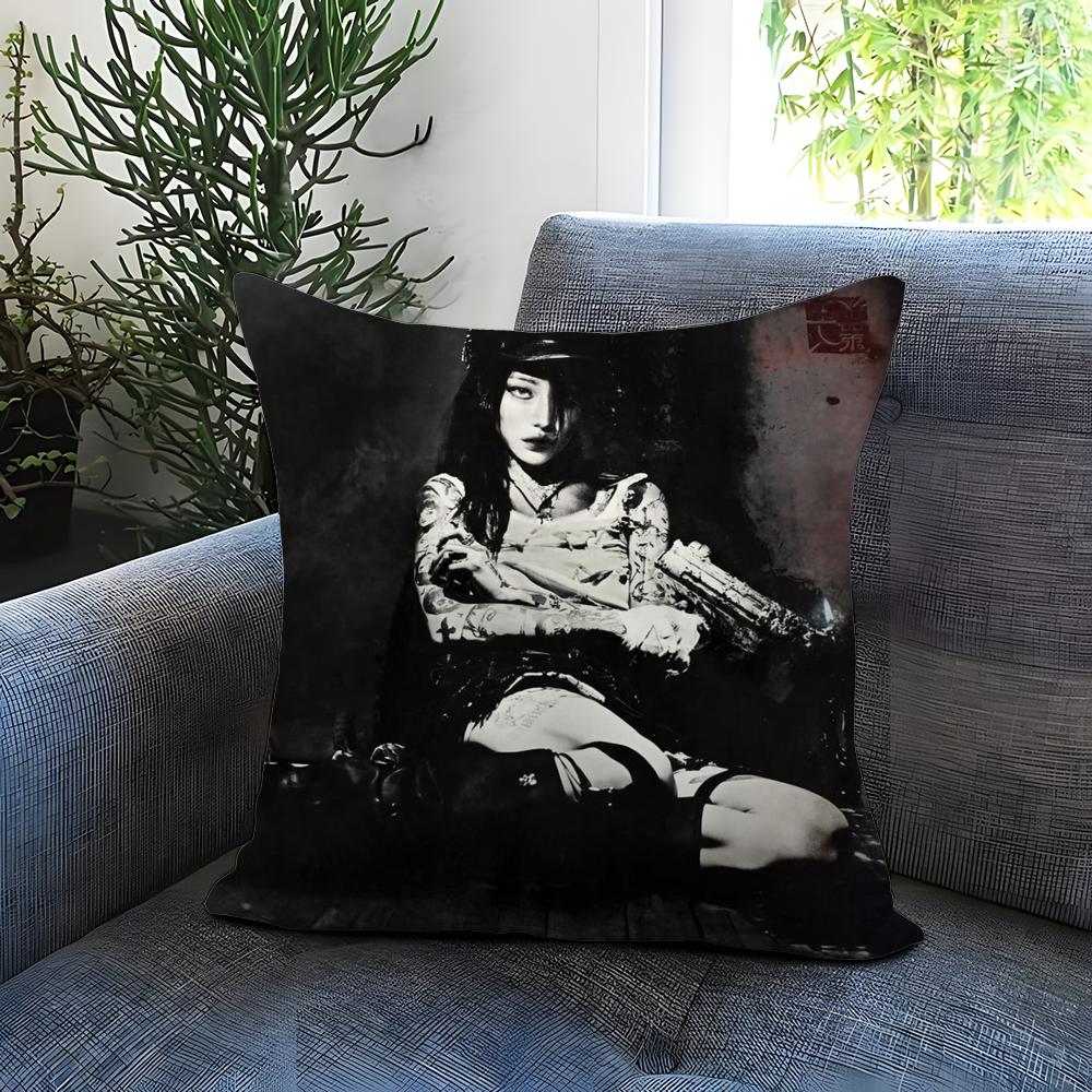 Y-Yeule Evangelisches Mädchen Kissenbezug Bequemer Wende-Kissenbezug Ideal für Auto Sofa Schlafzimmer & Darüber Hinaus