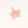 Women's Ribbon Bow  Fashion Weaving Silk Scarf Keychain Pendant Keyring Charm Bag Car Keychain Keychain Accessories