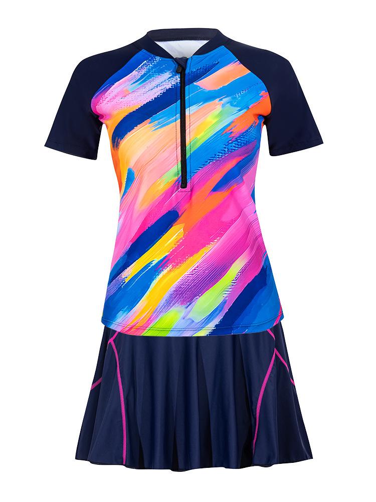 

Женский сексуальный купальник из двух частей: Изящный, стройнящий дизайн с защитой от солнца 5XL