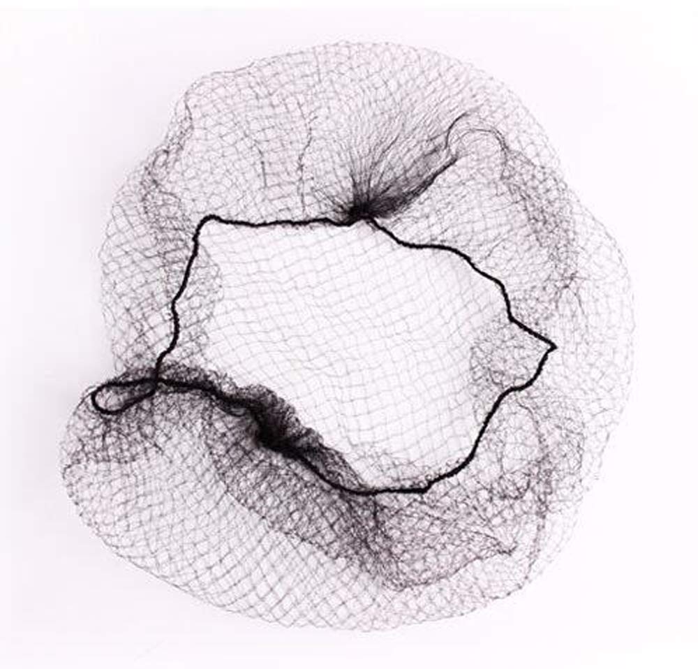 HJ Hair Bundle Net, Hair Net, Bun Net, Elegant, Women s, set of 5 чёрный